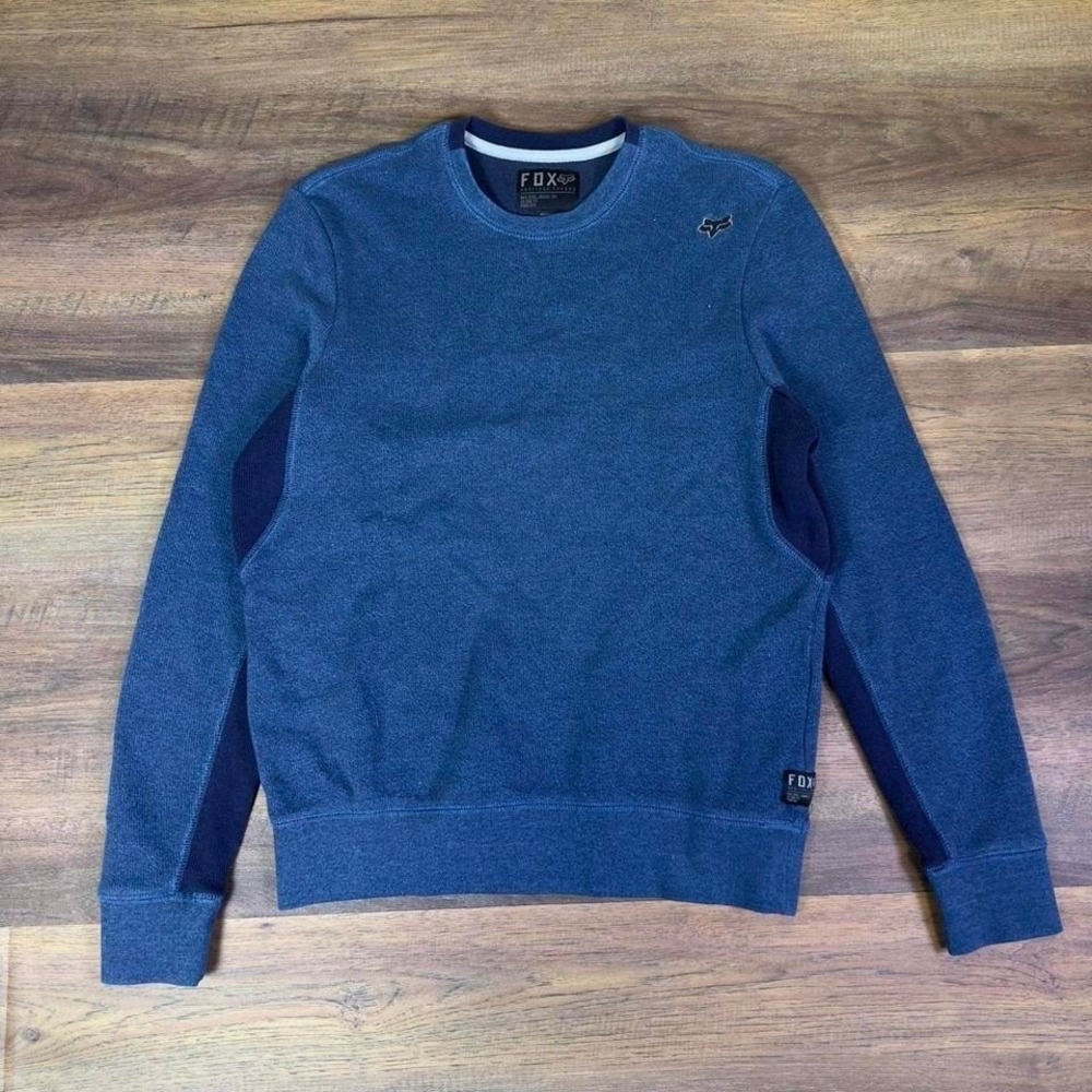 FOX Heritage Forged Crewneck Sweatshirt‎ Men S Blue Pullover